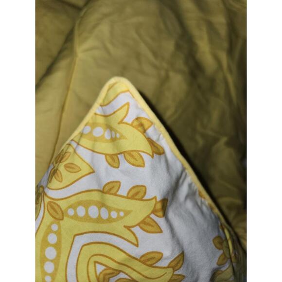 3 Piece, Queen Comforter ,Boho, Cabin, Country,Yellow, Floral - 100% Soft Cotton - Picture 8 of 13